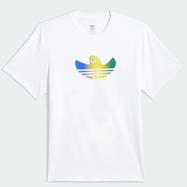 【adidas 愛迪達】短袖上衣 男 女 中性 SHMOO FILL TEE 白 JC7760