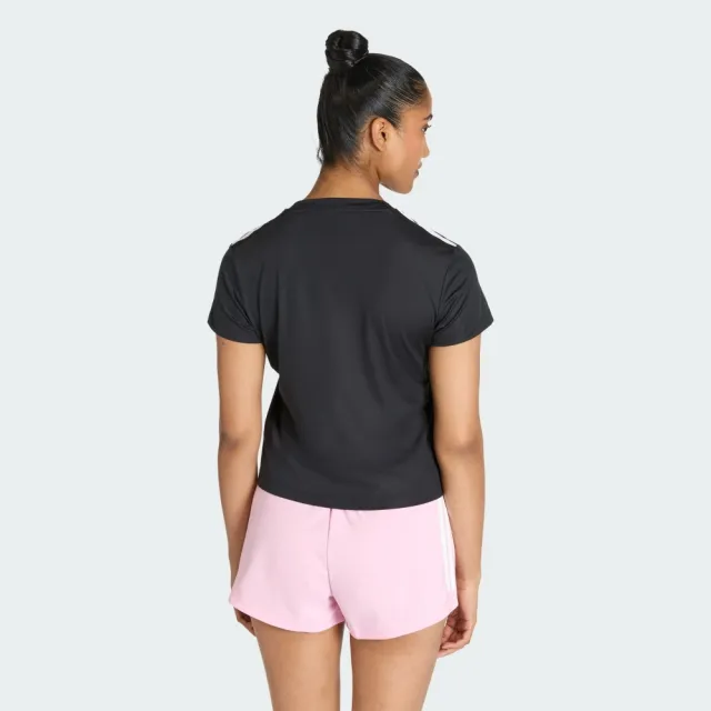 【adidas 愛迪達】短袖上衣 女 亞規 HYG TEE 黑 KC7639