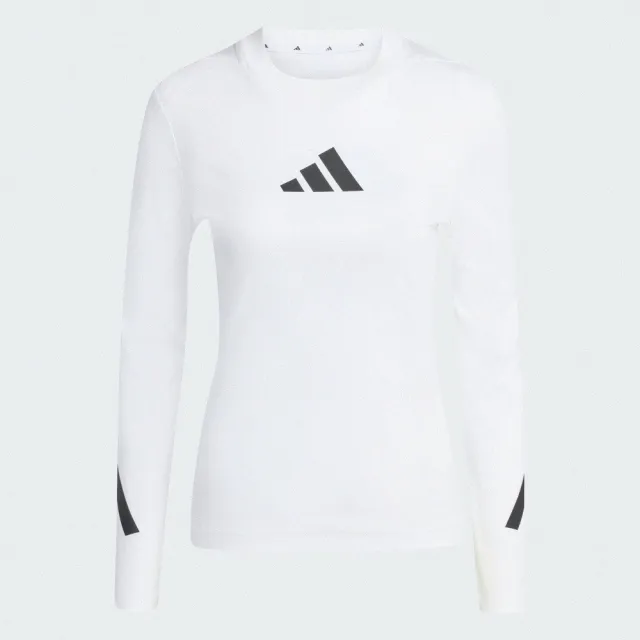 【adidas 愛迪達】長袖上衣 女 亞規 W Z.N.E. LS TEE 白 KE4906