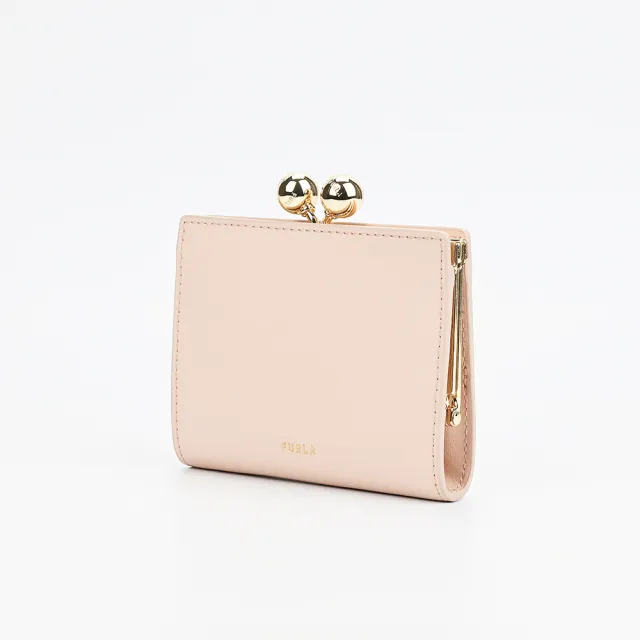 【FURLA 芙拉】DOTS S 零錢口金包(S/粉)