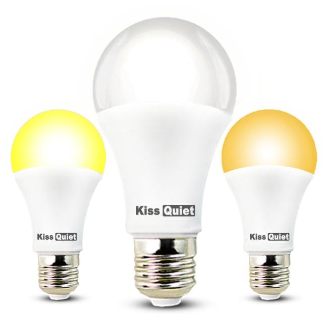【KISS QUIET】10入組 13W LED燈泡270超廣角 白光/黃光/自然光 全電壓球泡燈(燈泡 E27 球泡燈 LED燈泡)