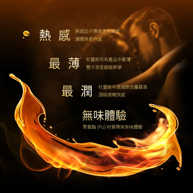 【Durex 杜蕾斯】001水性PU衛生套熱感潤滑裝2盒(共20入 保險套/衛生套/避孕套/安全套/避孕/保險套推薦)