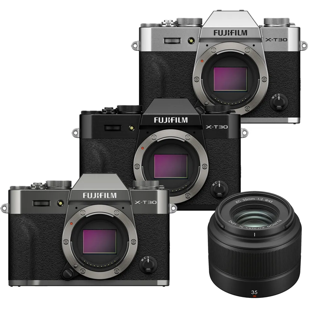 【FUJIFILM 富士】X-T30 III + XC 35mm F2 鏡頭--公司貨 - momo購物網 - 好評推薦 -2026年7月