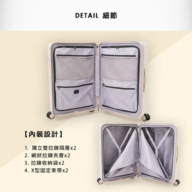 【金安德森】28吋 一鍵煞車 對開式頂規Hinomoto日乃本輪Latitude擴充型行李箱(多色任選)