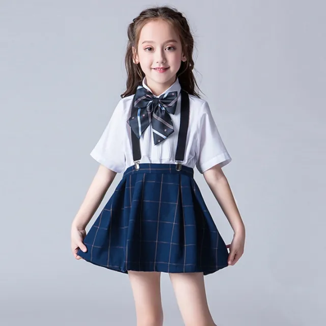 【橘魔法】調節扣 基本款制服百褶褲裙 內有安全褲 兒童 女童 短裙 中童 裙子 格子裙 學院風 校園 表演