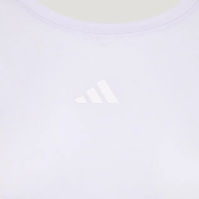 【adidas 愛迪達】運動 休閒 短袖 T恤 女上衣 SEAMLESS SS TEE(LF5030)