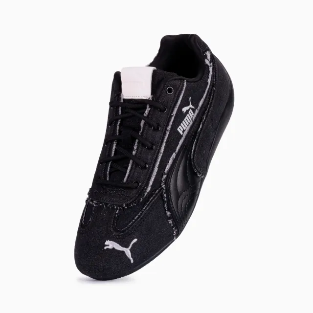 【PUMA】休閒鞋 男鞋 女鞋 運動鞋 Speedcat Crafted Denim 黑 40711001