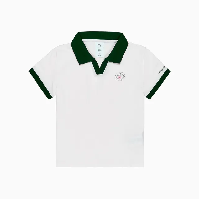 【PUMA】短袖上衣 女 POLO衫 亞規 MSC 白 63898487