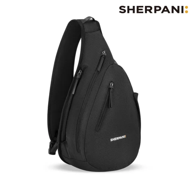 【Sherpani】雙11 RFID 防盜多功能斜肩包 26I Esprit AT 10L｜黑色 (RFID屏蔽 平板適用)