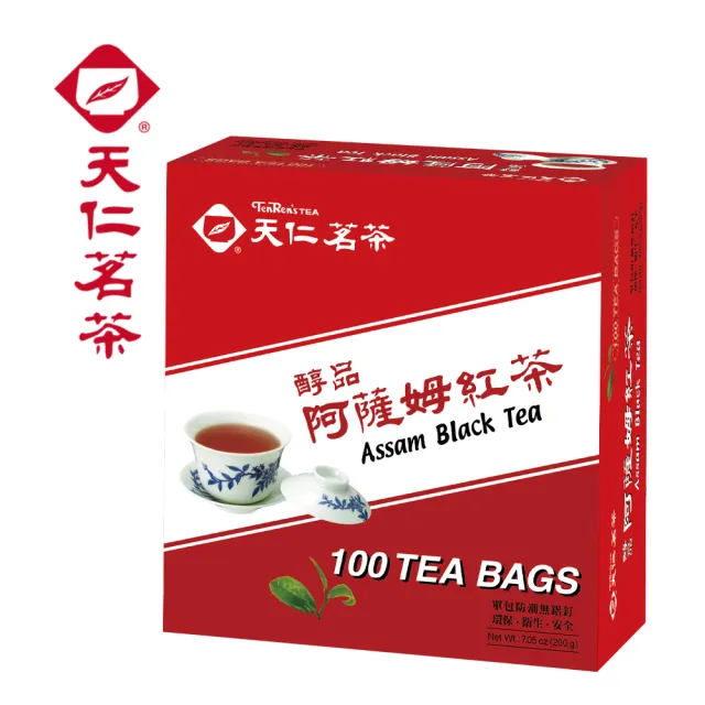 【天仁茗茶】鋁箔防潮包100入x3盒任選(綠茶/茉香綠茶/香片茶/烏龍茶/阿薩姆紅茶)
