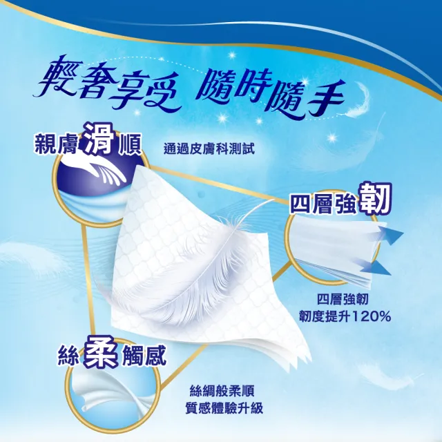 【TEMPO】奢柔四層抽取式衛生紙-無香(80抽/30包入/箱購)
