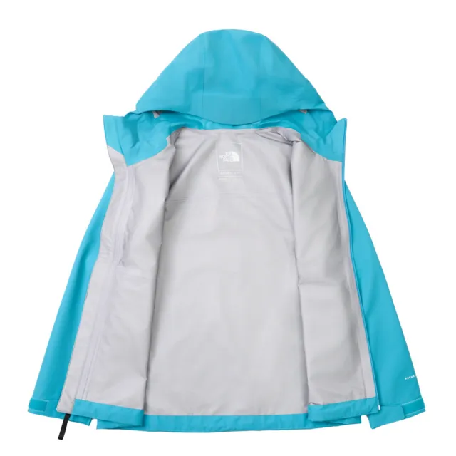 【The North Face】北面女款藍色FUTURELIGHT防水納米殼衝鋒衣｜8DF1G7D(外套)