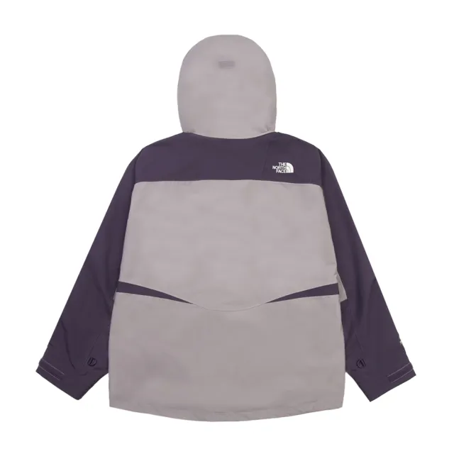 【The North Face】北面男款灰色DRYVENT防水可拆式連帽衝鋒衣|8F19JZU 外套