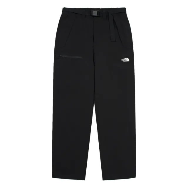 【The North Face】北面男款黑色吸濕排汗涼感縮口長褲｜8CQMJK3