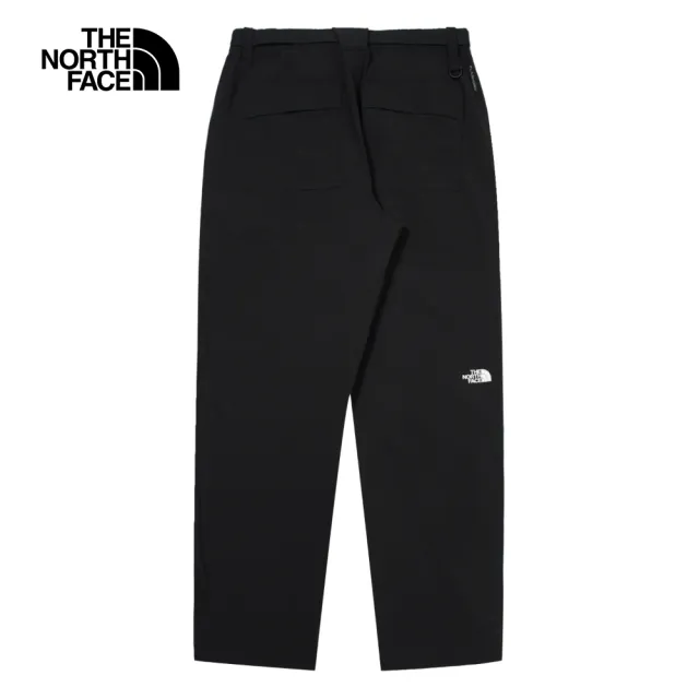 【The North Face】北面男款黑色吸濕排汗涼感縮口長褲｜8CQMJK3