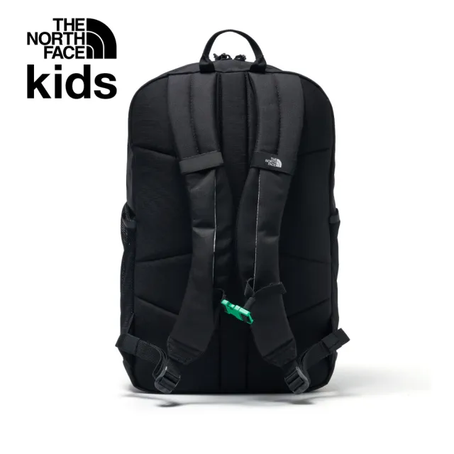 【The North Face】北面兒童黑色DWR防潑水大容量休閒後背包｜52VYJK3