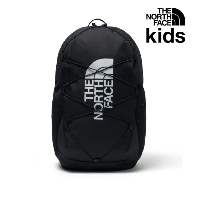 【The North Face】北面兒童黑色DWR防潑水大容量休閒後背包｜52VYJK3