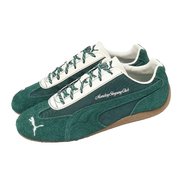 【PUMA】休閒鞋 Speedcat Mondaysleepingclub 男女鞋 綠 聯名 408845-01