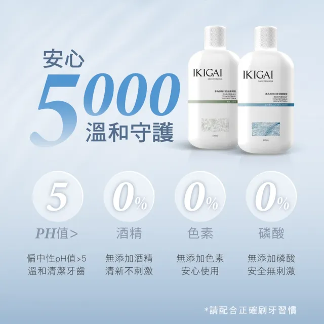 【CSD 中衛】IKIGAI 漱口水 450mlx3入(薄荷/海洋薄荷/白桃烏龍)