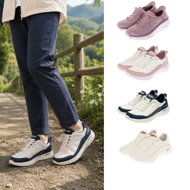 【SKECHERS】女款 輕量休閒運動鞋 輕柔包覆 避震緩衝 (多款)