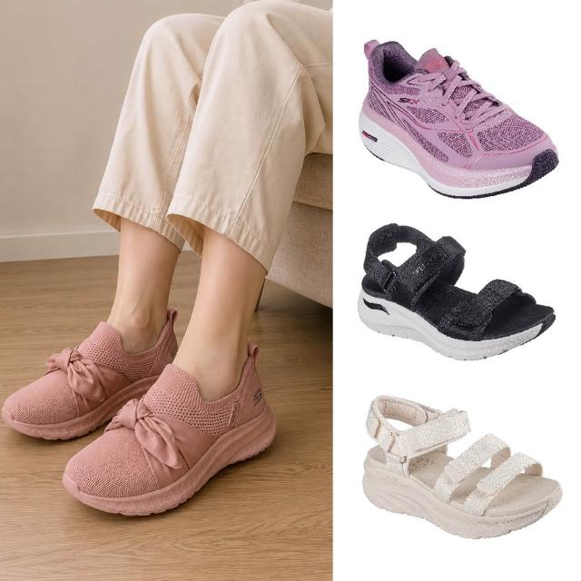 【SKECHERS】女款 輕量休閒鞋 輕便涼鞋 避震緩衝 (多款)