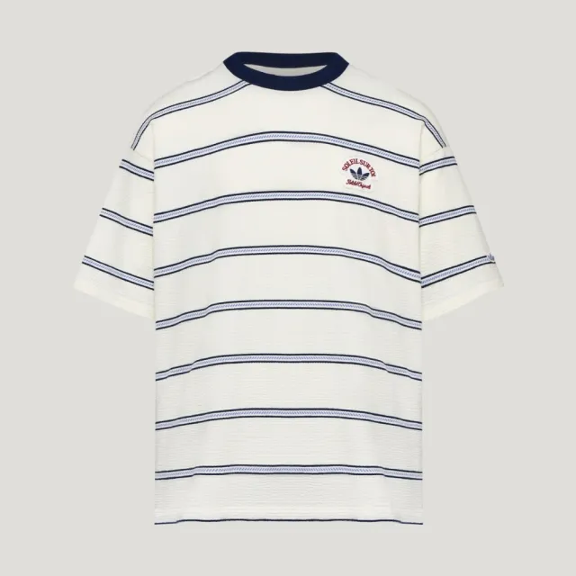【adidas 愛迪達】短袖上衣 男 三葉草 亞規 RESORT S TEE M 白 KW8247