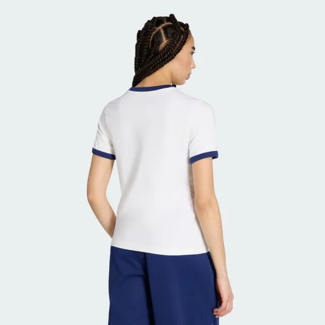 【adidas 愛迪達】短袖上衣 女 亞規 ANIMAL POP T 白 KT2777