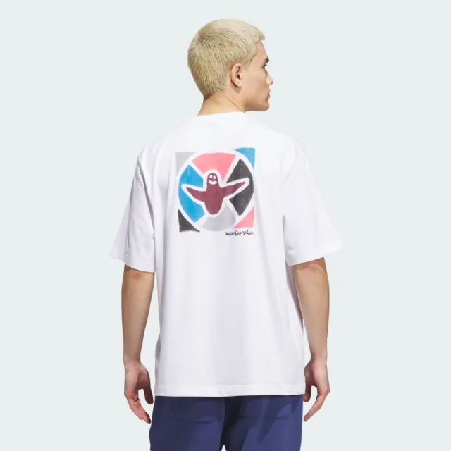【adidas 愛迪達】短袖上衣 男 女 中性 三葉草 GONZ MOD TEE 白 KQ6272