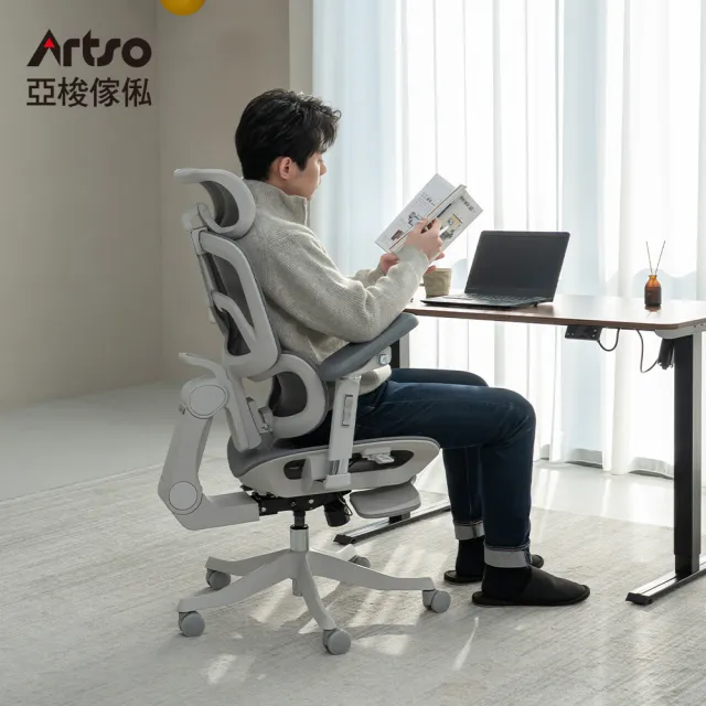 【Artso 亞梭】Switch AIR動態撐腰追背椅(自行組裝/電腦椅/人體工學椅/辦公椅/椅子/全網椅)