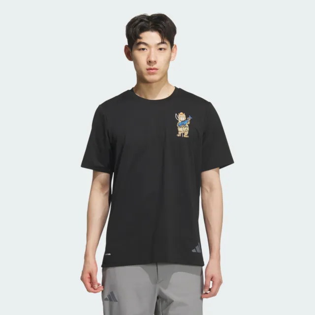 【adidas 愛迪達】X Cc Emb Gfx T 男 T恤 運動上衣 休閒短袖 黑 亞版 吸濕排汗(KE3711)