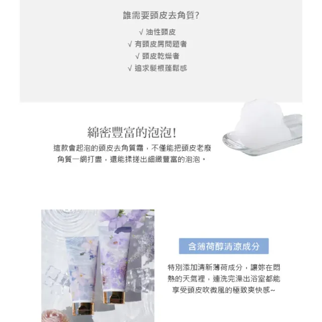 【LAWRENCE 柔綸絲】香冰頭皮舒活角質蜜180g-任選(專櫃公司貨)