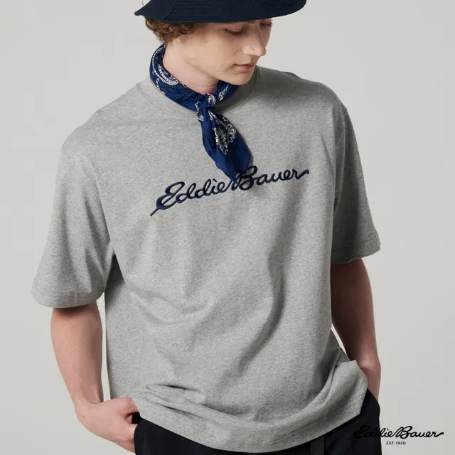 【Eddie Bauer】JAPAN EDITION 中性經典LOGO刺繡/印花T恤 任選