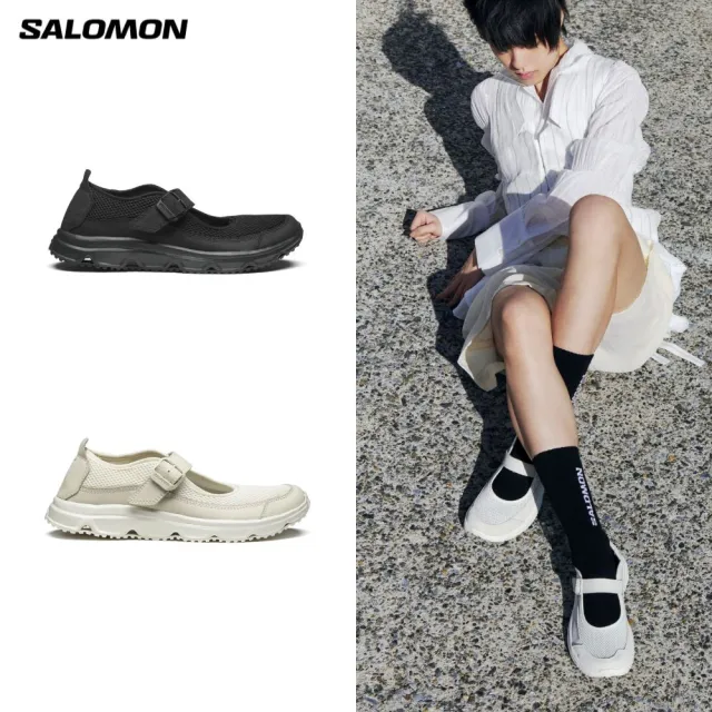 【salomon】RX MARIE-JEANNE 瑪莉珍 運動便鞋 黑/白