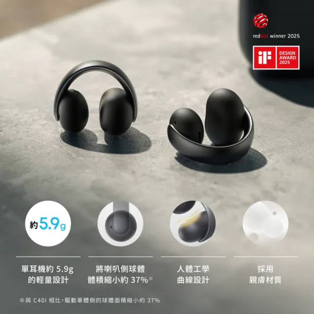 【soundcore】AeroClip 開放式藍牙耳夾耳機