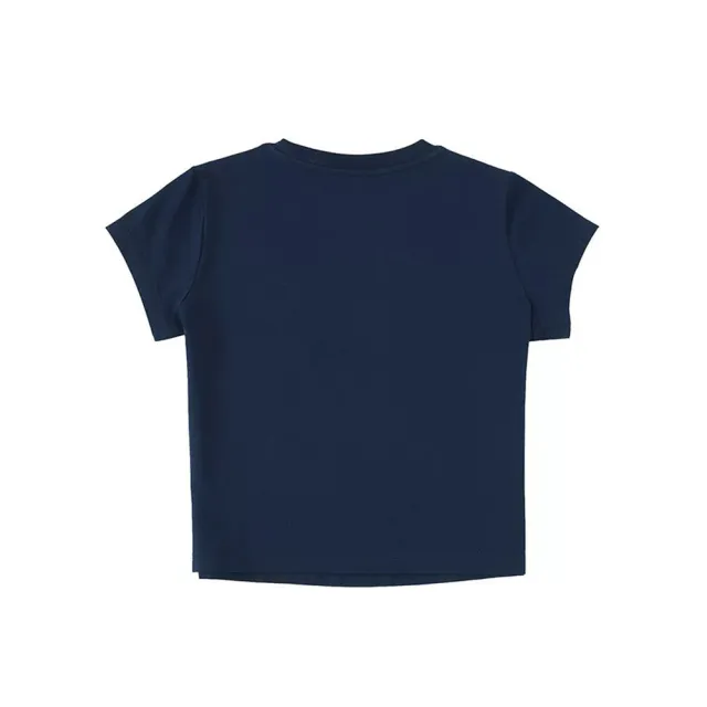 【CONVERSE】Pets Graphic Baby Fit Tee 女款 深藍色 休閒 上衣 短袖  WCJ771-695