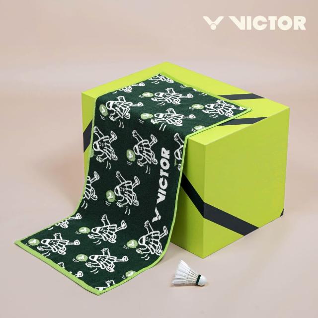 【VICTOR 勝利體育】VICTOR 日日羽球日系列毛巾 (TW2609EIBD G 森林綠)