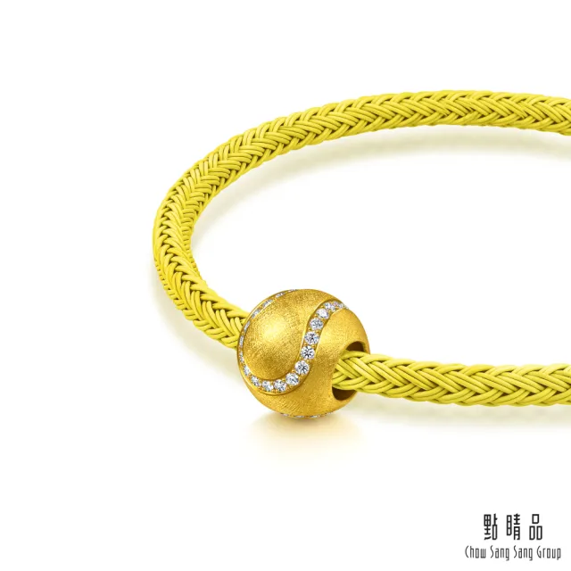 【點睛品】Charme 星耀網球 鑽石黃金串珠(7月新品)
