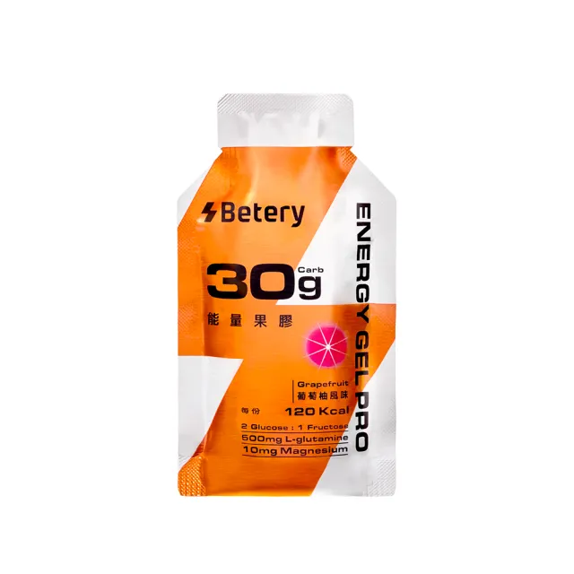 【Betery】Energy Gel 能量果膠 PRO 葡萄柚風味(10包入/盒)