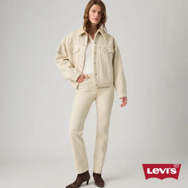 【LEVIS】Ribcage 高腰修身直筒牛仔褲 / 微彈性 女生牛仔褲 人氣新品 0081W-0004