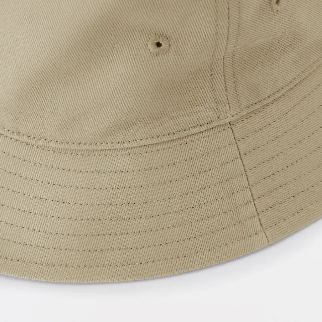 【MUJI 無印良品】棉斜紋織漁夫帽(黑色/米色/暗藍/深摩卡棕)