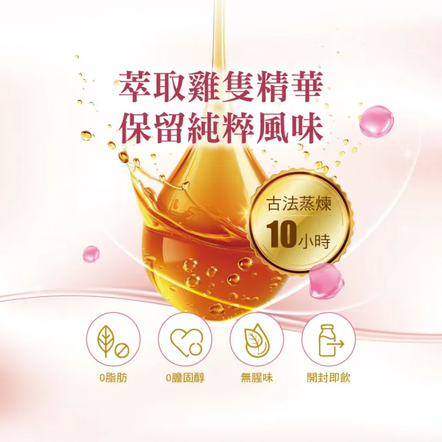 【滴滴鮮】彈力膠原滴雞精 45ml*10包