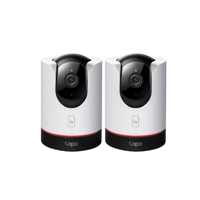 (兩入組)【TP-Link】Tapo C225 真2K 400萬畫素AI旋轉無線網路攝影機IP CAM(全彩夜視/哭聲偵測/支援512G)