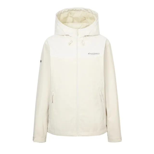 【Discovery Expedition】Bertex Barnsley 女版機能連帽外套 防風 防潑水 抗UV(DWWJ34051-IVD)