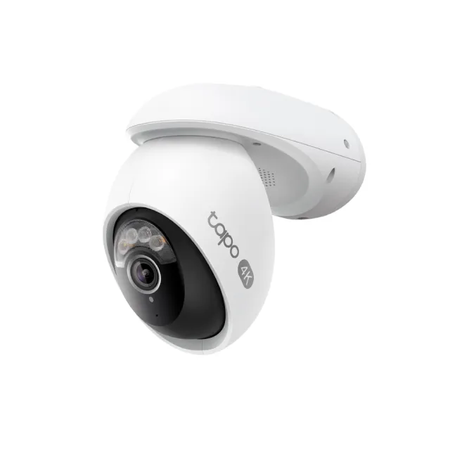 (三入組)【TP-Link】4K 800萬畫素 Wi-Fi可旋轉室外監視器 人臉辨識(Tapo C560WS)