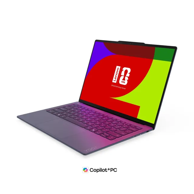 【Lenovo】FIFA聯名款14吋Ultra 7輕薄觸控AI筆電(Yoga Slim 7/83QK000NTW/Ultra 7-355/32G/1TB/W11/POLED)