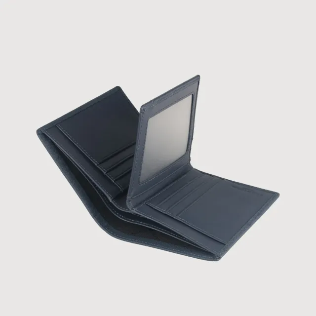 【BRAUN BUFFEL 德國小金牛】HOMME-P 12卡直立中夾-多色任選(BF598-359-BK/NY) 錢包送禮推薦