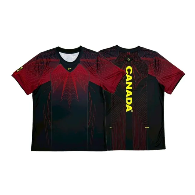 【NIKE 耐吉】NOCTA x Nike x Canada Academy Pro 加拿大隊 短袖球衣 紅黑 IH1657-010