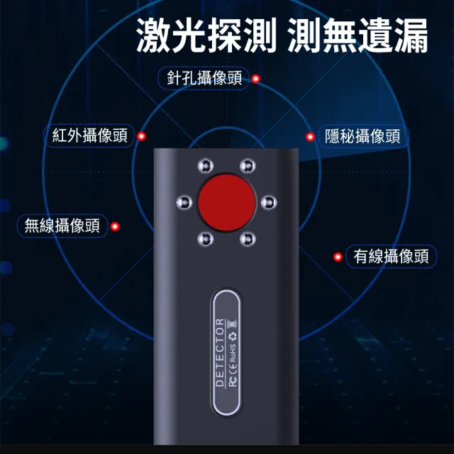 【STAGWAY】住酒店防偷拍激光探測儀 攝像頭檢測 紅外線信號探測器 針孔探測感應器 反偷拍偵測器 GPS檢測器