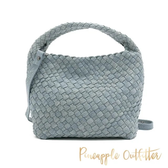 【Pineapple Outfitter】YINDI 質感格紋布面手提/斜背包(藍色)