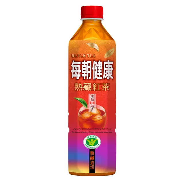 【每朝健康】熟藏紅茶-無糖650mlx2箱(共48入_官方直營)
